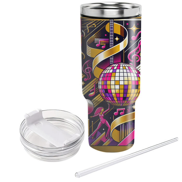 Disco Fever Patterns Personalized Tumblers