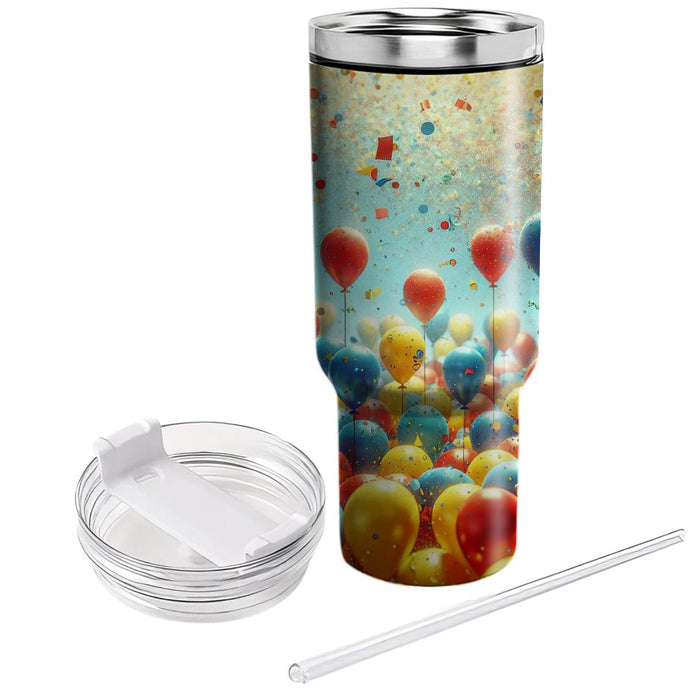 Vibrant Retro Party  Tumbler Cups