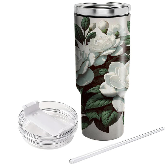 Gardenia Blossom Harmony  Decorative Tumblers