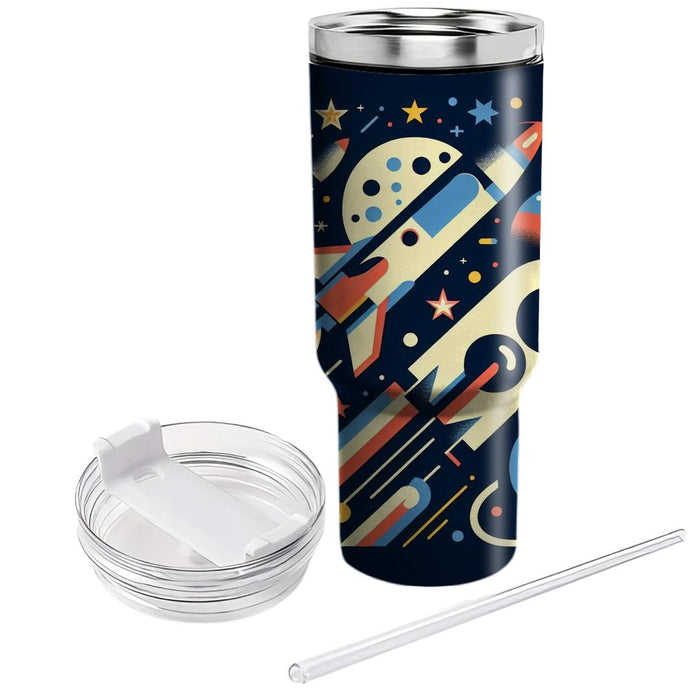 Whimsical Space Adventures  Tumbler Cups