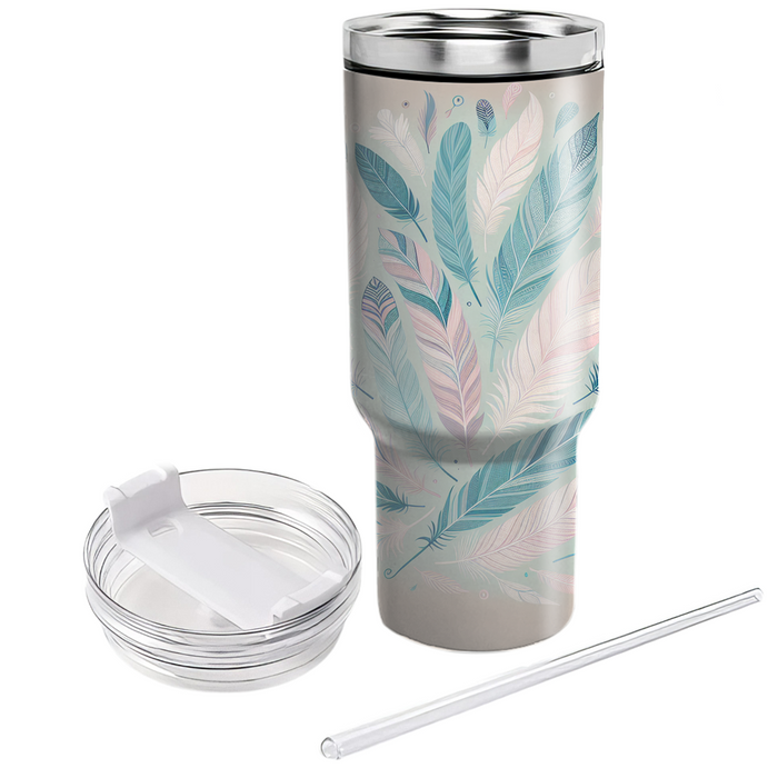 Boho Feathers  Custom Tumblers