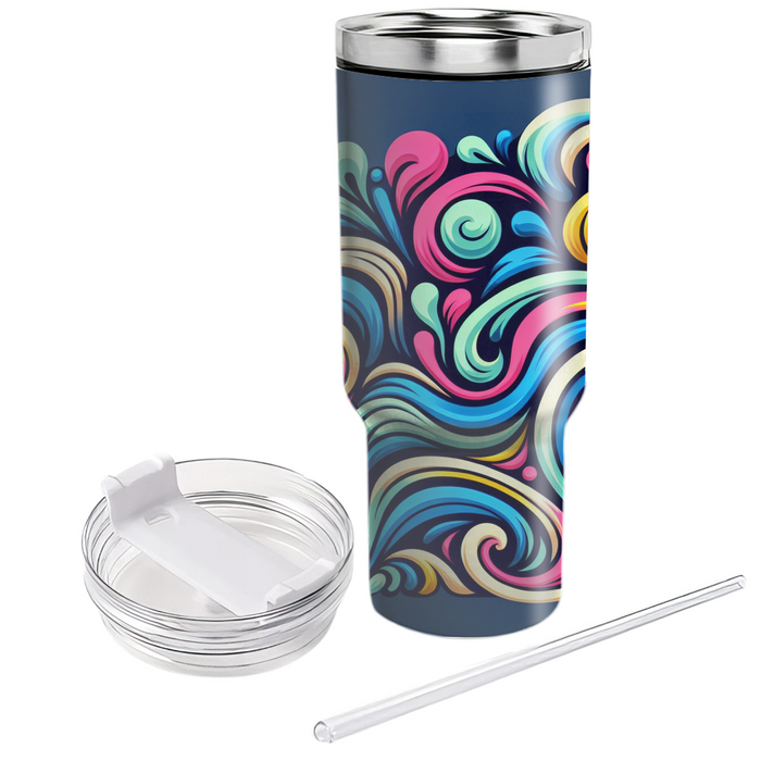 Tie-dye Dreams Tumblers With Lids