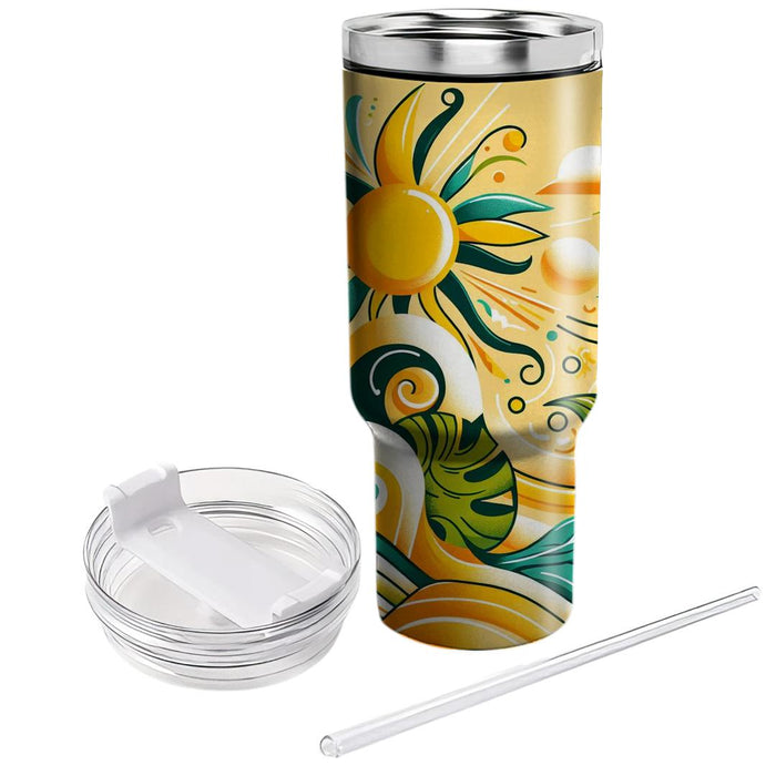 Breezy Vibes - Summer Solstice  Tumblers For Gifts