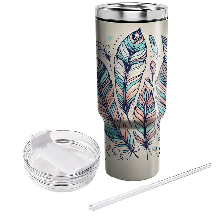 Bohemian Feathered Dream  Decorative Tumblers