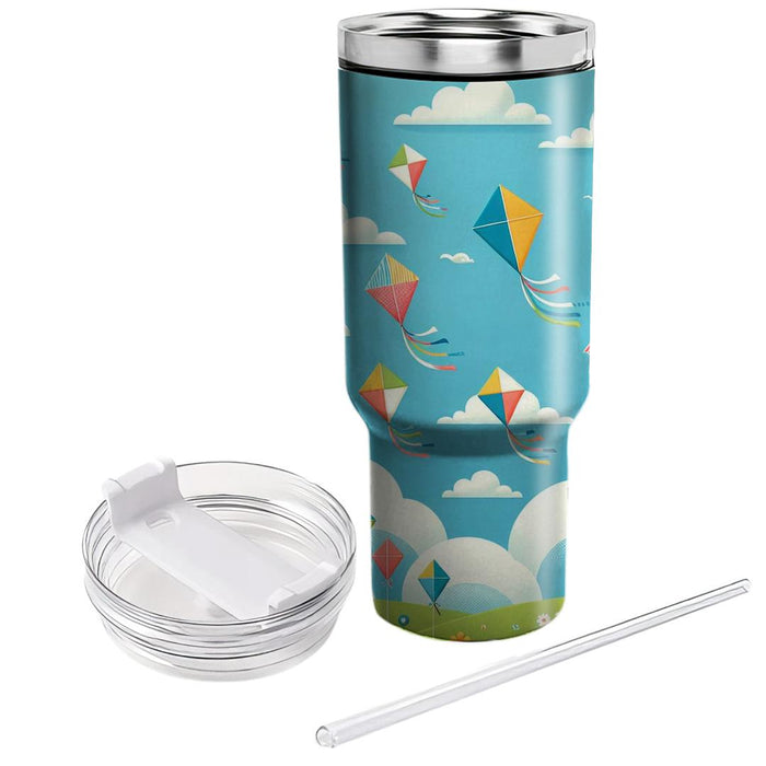 Whimsical Kite Patterns  Travel Tumblers