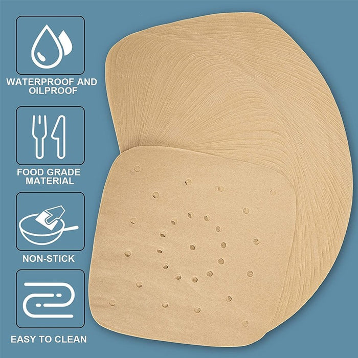 Air Fryer Steamer Disposable Paper Liners