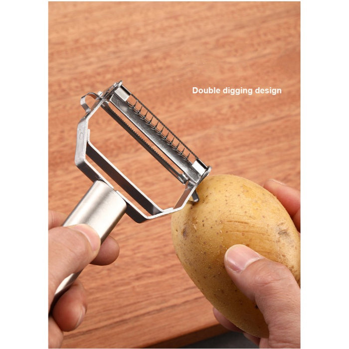 Stainless Steel Multifunction Vegetable Peeler