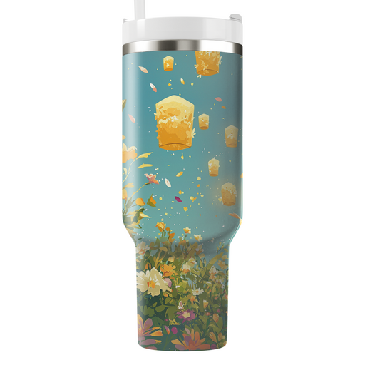 Rapunzel's Enchanted Garden Poster Decorative Tumblers