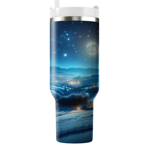 Winter Night Stars  Insulated Tumblers