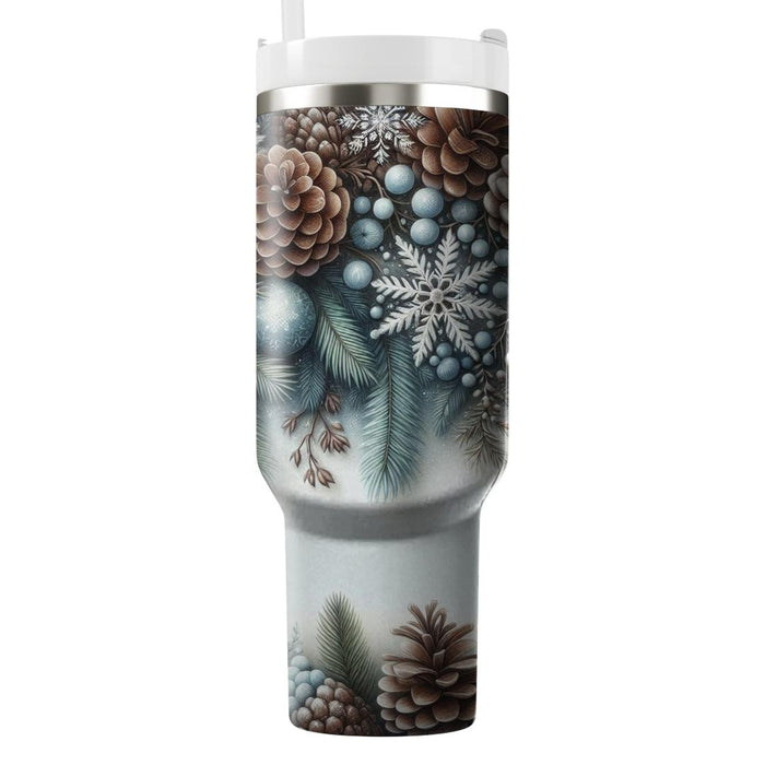 Winter Pinecone Delight  Tumblers For Gifts