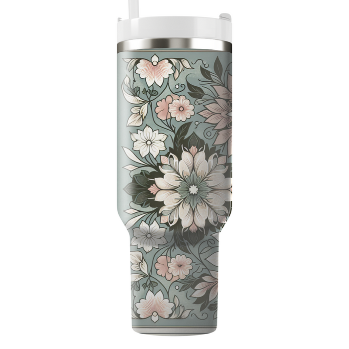 Timeless Floral Lace  Custom Tumblers