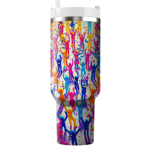 Bright Party Confetti  Unique Tumblers