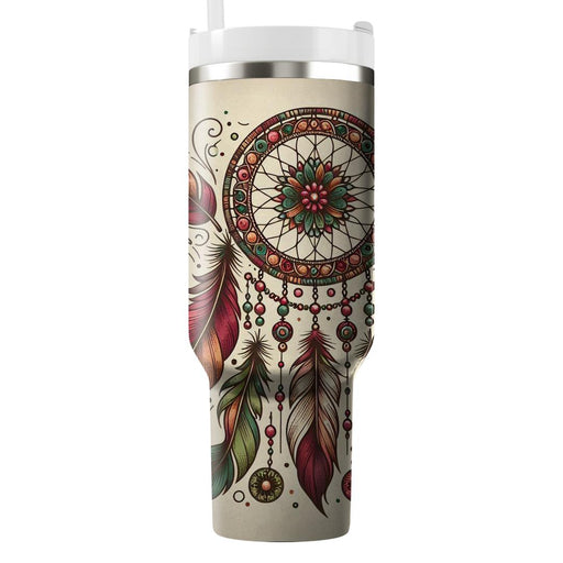 Retro Dreamcatcher  Travel Tumblers