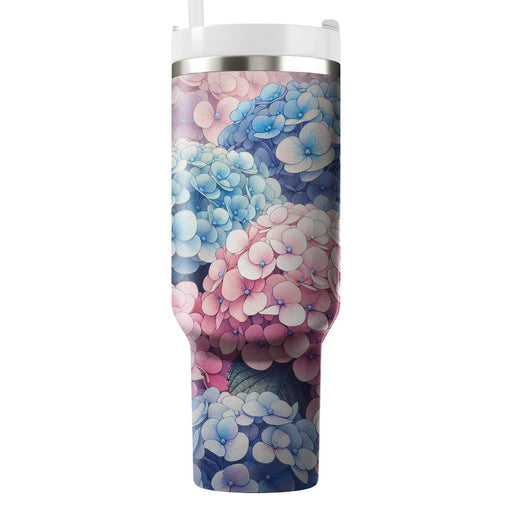 Blush Hydrangea Harmony  Tumbler Cups