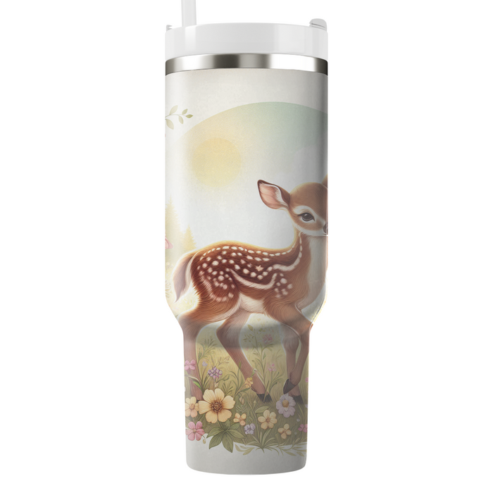 Charming Fawn Adventure  Tumblers With Lids