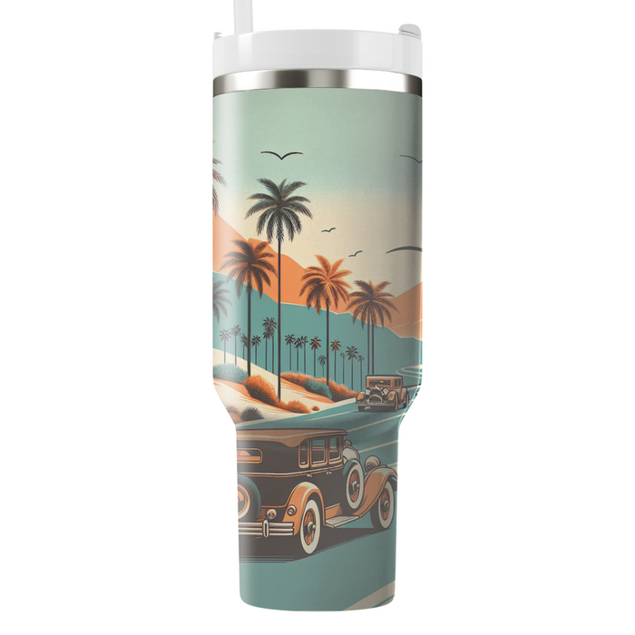 Vintage Summer Road Trip  Custom Tumblers