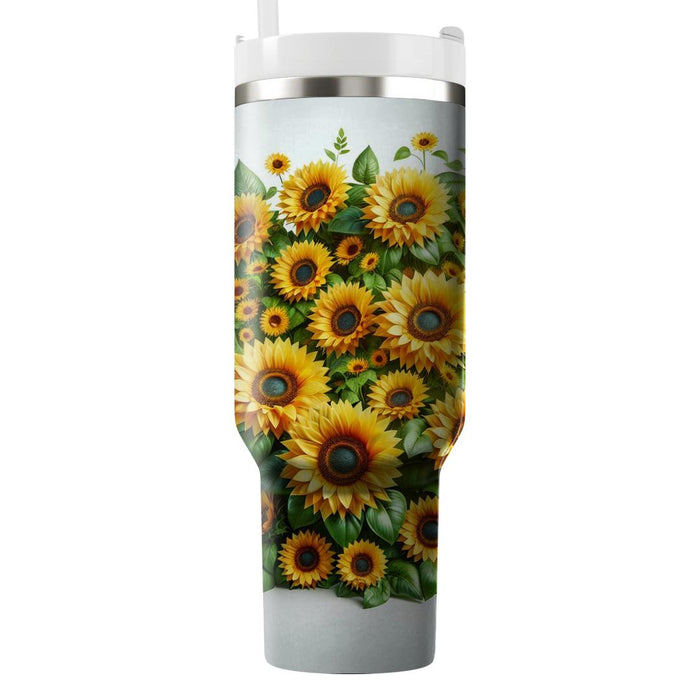 Blooming Sunflower  Unique Tumblers