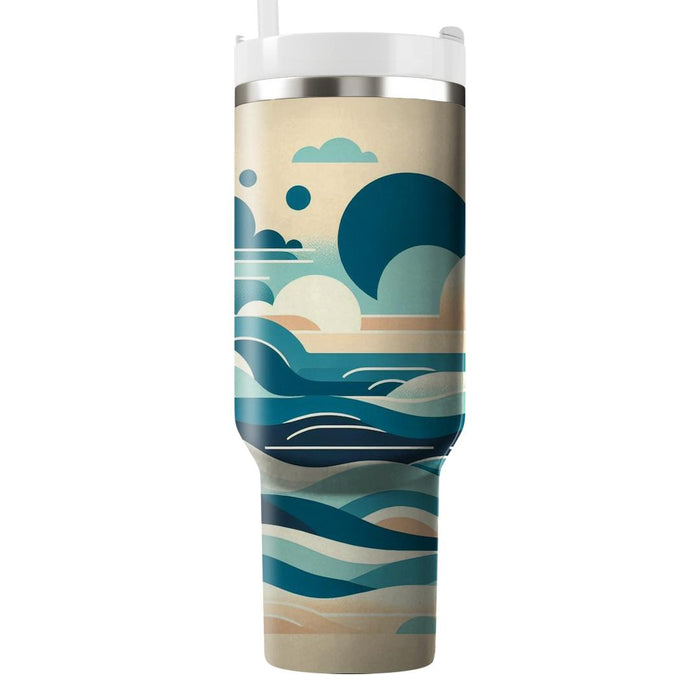 Waves Of Nostalgia  Unique Tumblers