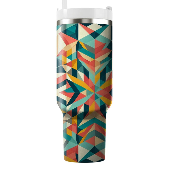 Vivid Triangle  Custom Tumblers