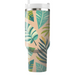 Tropical Leaves Geometric  Custom Tumblers