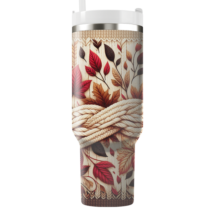 Autumn Cozy Sweater Weather  Custom Tumblers