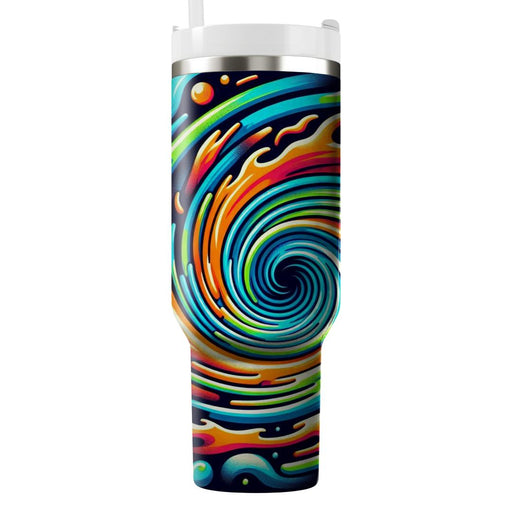 Vivid Vortex  Travel Tumblers