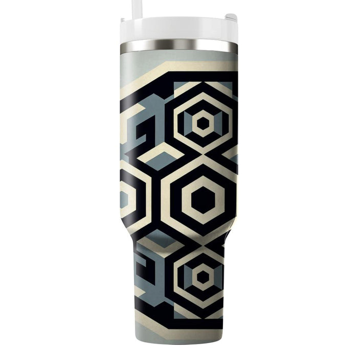 Sophisticated Octagonal Design  Custom Tumblers