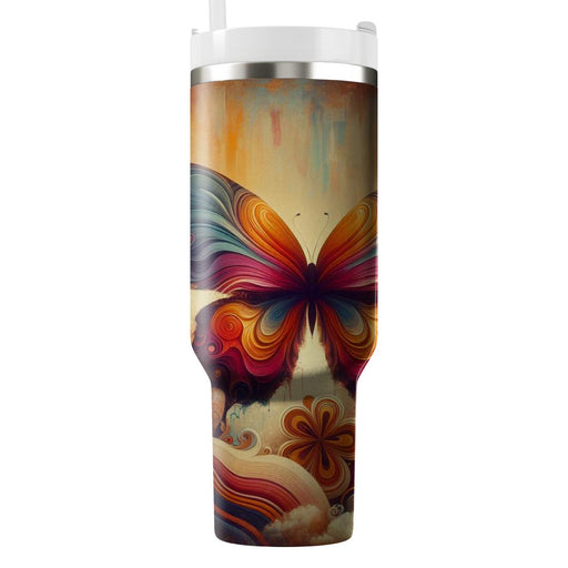  Butterfly Bloom  Travel Tumblers