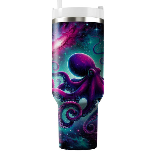 Galactic Octopus  Personalized Tumblers