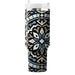 Geometric Floral Motif  Tumblers With Lids