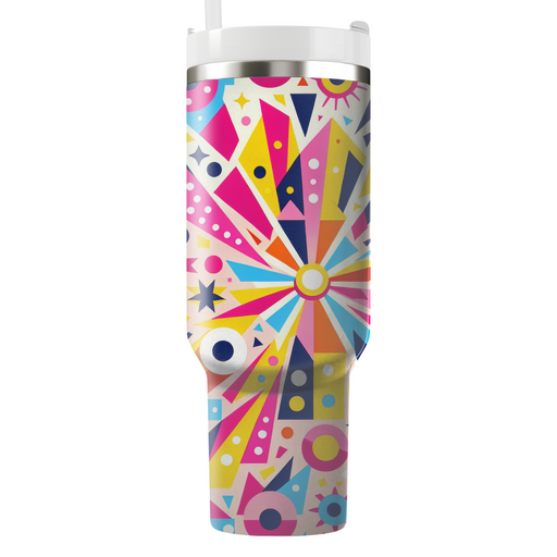 Colorful Confetti Splash Custom Tumblers