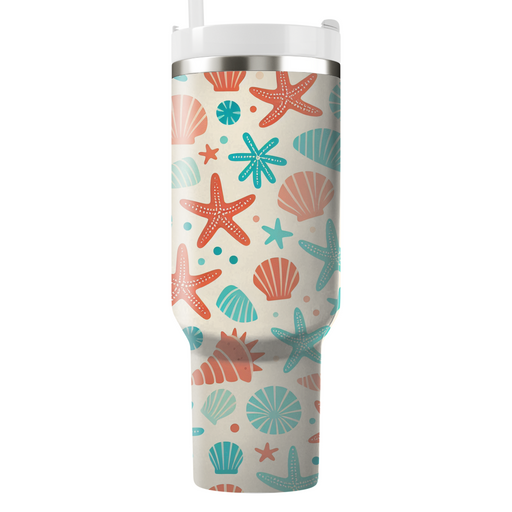 Whimsical Starfish Design  Custom Tumblers