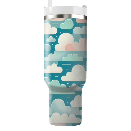 Whimsical Cloud Pattern  Insulated Tumblers