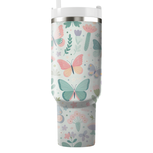 Whimsical Butterfly Garden  Custom Tumblers