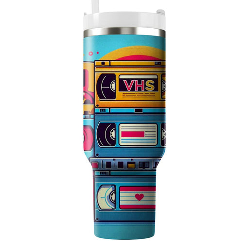 Vhs Retro  Custom Tumblers