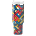 Vibrant Geometric Diamonds  Decorative Tumblers