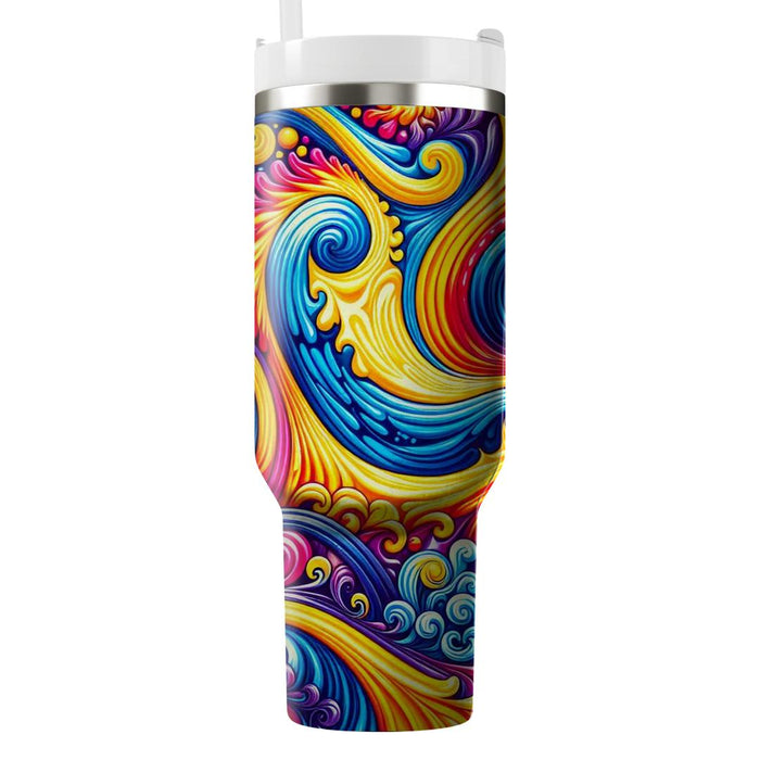 Free Spirit Tie-dye  Tumblers With Lids