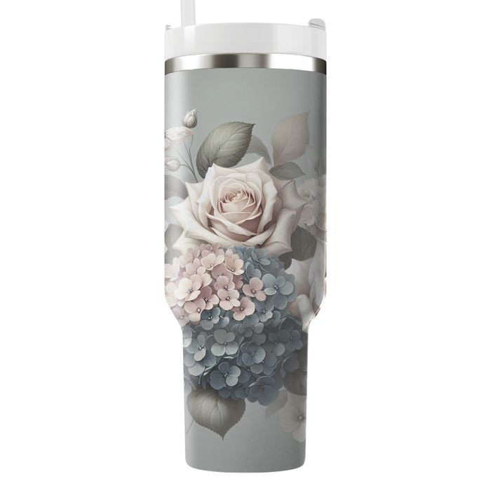 Timeless Floral Essence  Travel Tumblers