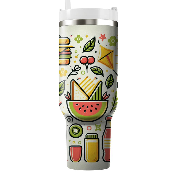 Sunny Day Picnic  Personalized Tumblers