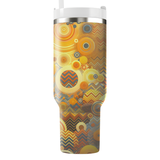 Zigzag Sunshine  Custom Tumblers