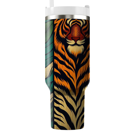 Jungle Fever Stripe  Unique Tumblers