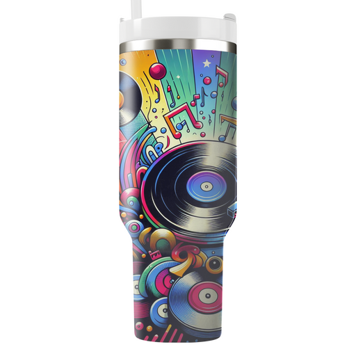 Vinyl Record Revival Travel Tumblers