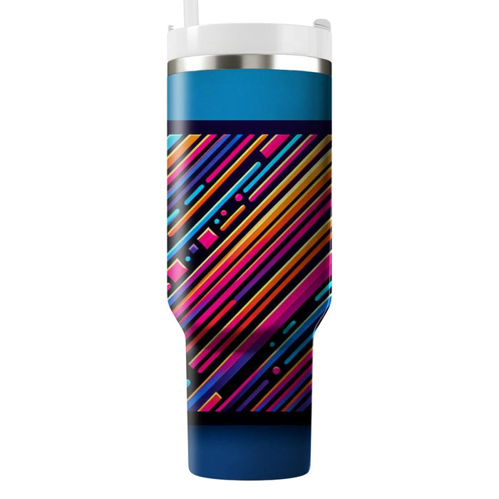 Bright Bold Lines  Unique Tumblers