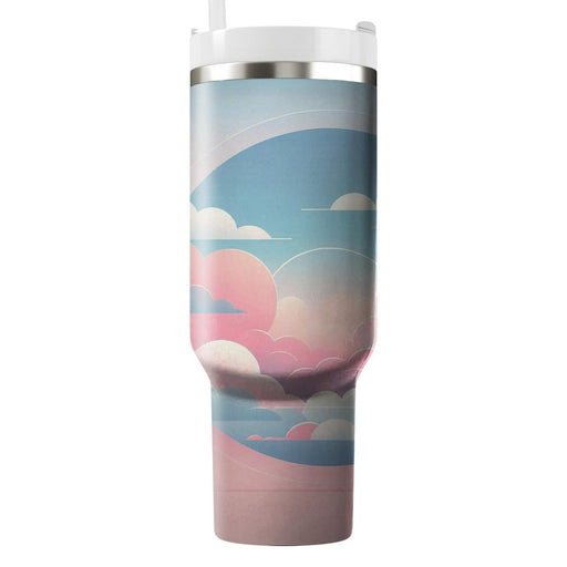 Whimsical Cloudscapes  Personalized Tumblers