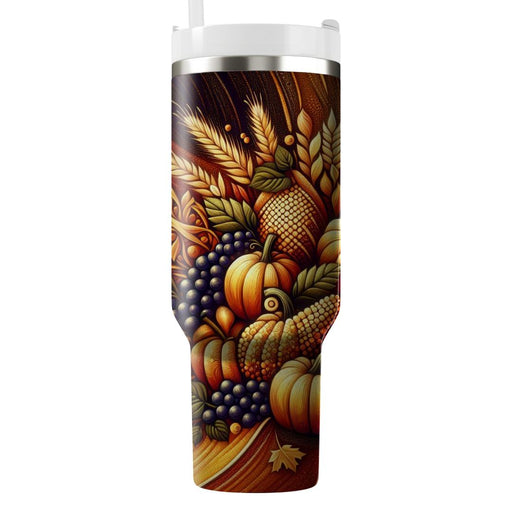 Zenith Of Gratitude - A Thanksgiving And Harvest Festival  Unique Tumblers