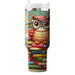 Whimsical Owl Reading  Custom Tumblers