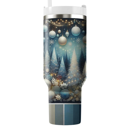 Winter Festive Forest  Tumblers With Lids