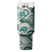 Serene Waves Motif  Travel Tumblers