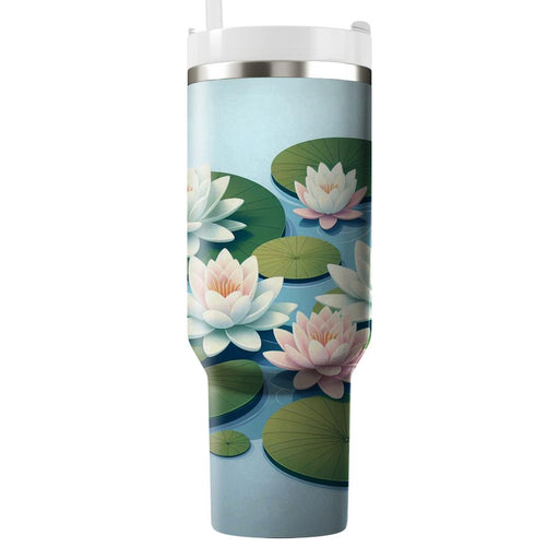 Tranquil Water Lily  Unique Tumblers