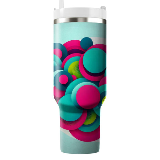 Geometric Circle Explosion  Tumblers With Lids